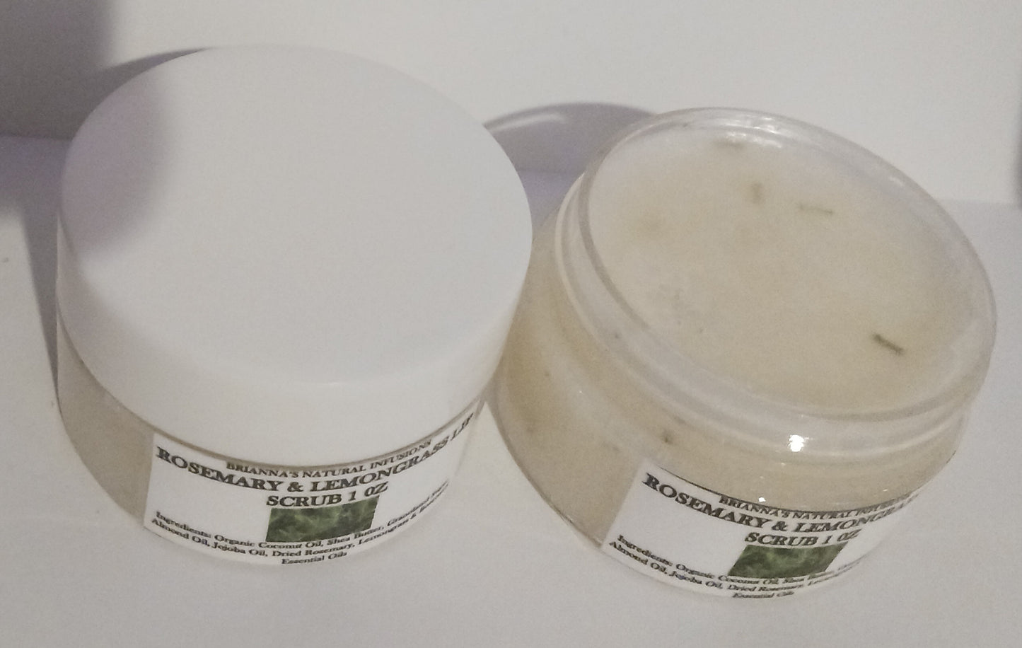 Rosemary & Lemongrass Lip Scrub 1 OZ