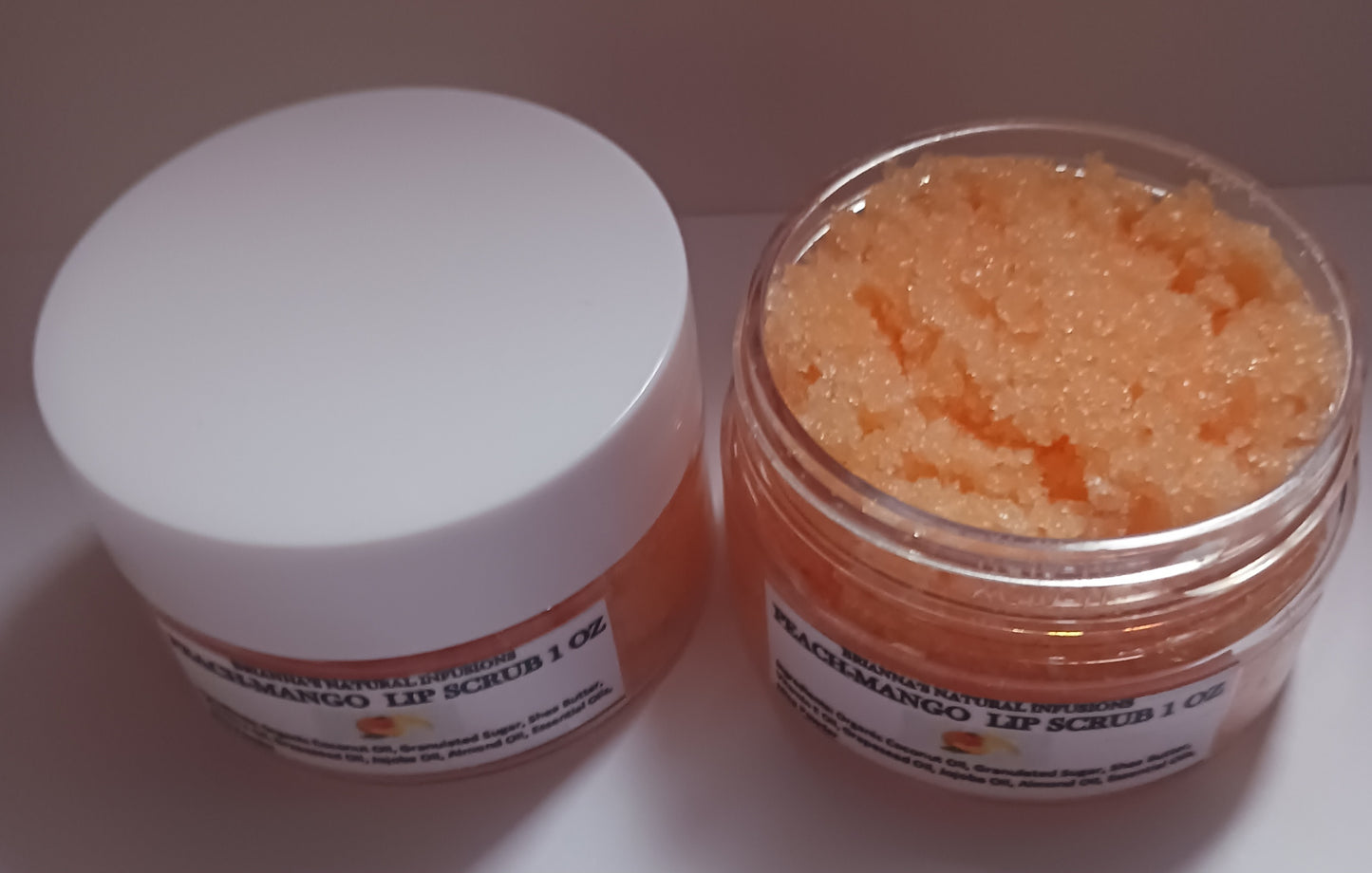 Peach-Mango Lip Scrub 1 OZ