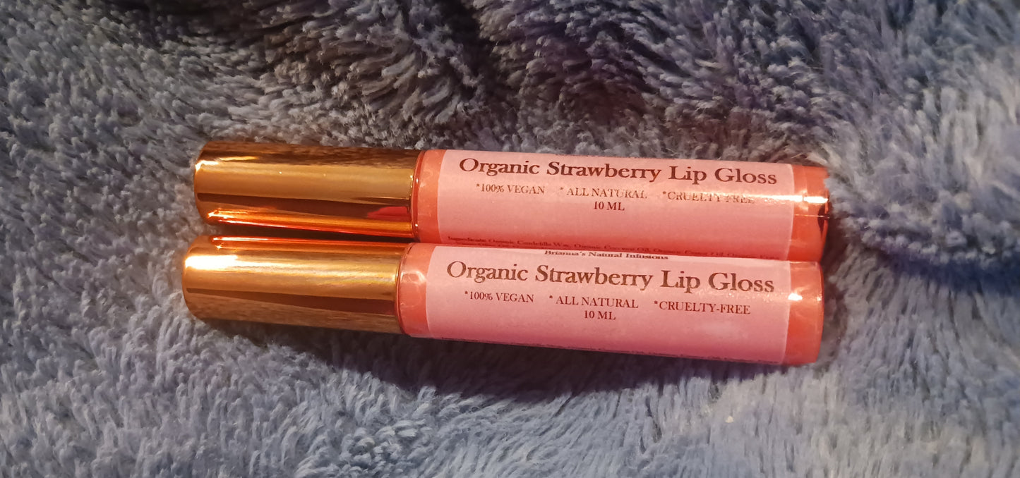 Organic Strawberry Lip Gloss
