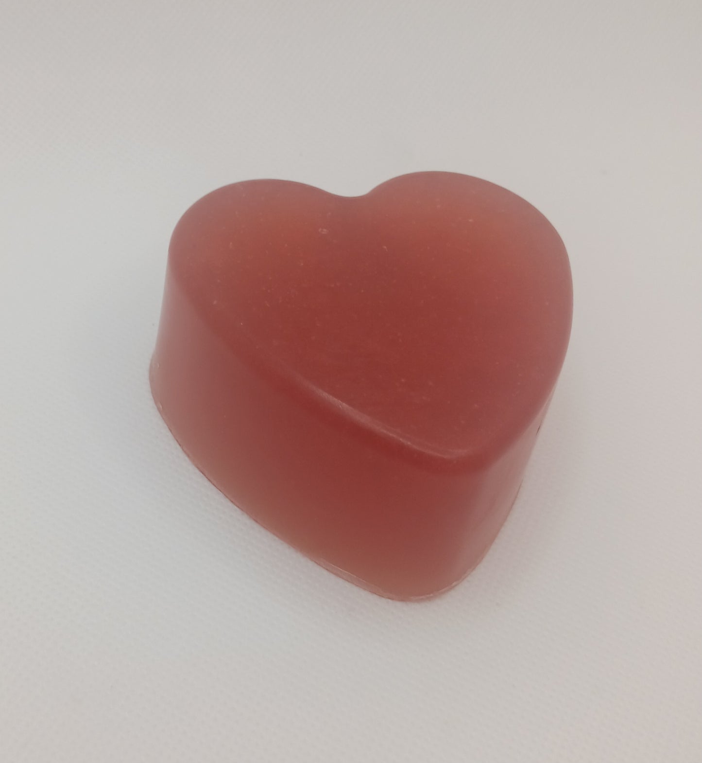 Cherry-Vanilla Glycerin Heart Soap