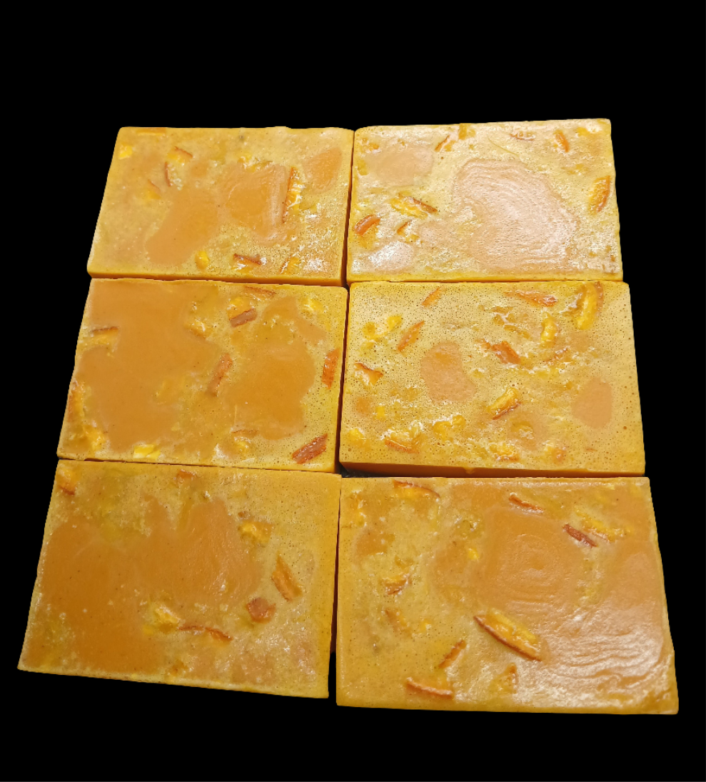 Turmeric Citrus-Ginger Detoxifying Shea Butter Soap
