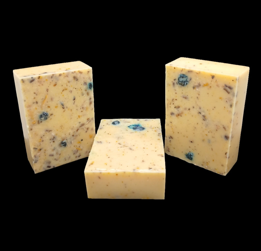 Dandelion Herbal Goat Milk Soap for Eczema w/Aloe & Honey