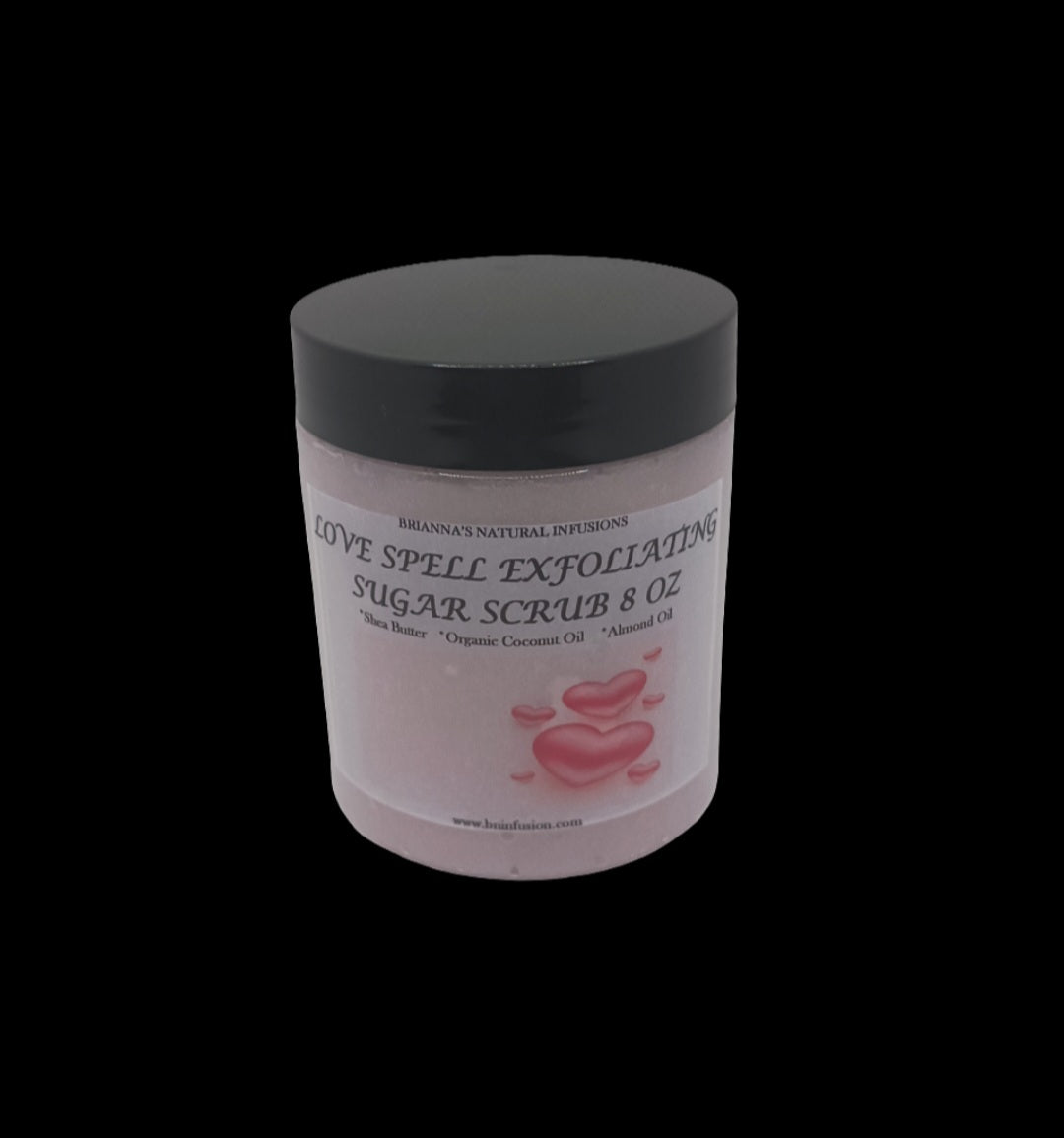 Love Spell Exfoliating Sugar Scrub 8 oz