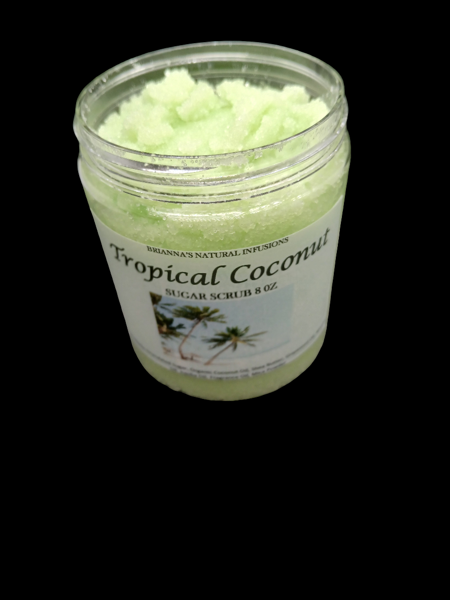 Tropical Coconut Sugar Scrub 8 oz