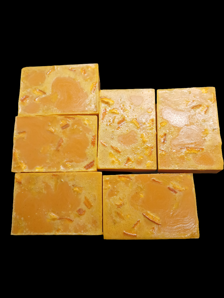 Turmeric Citrus-Ginger Detoxifying Shea Butter Soap