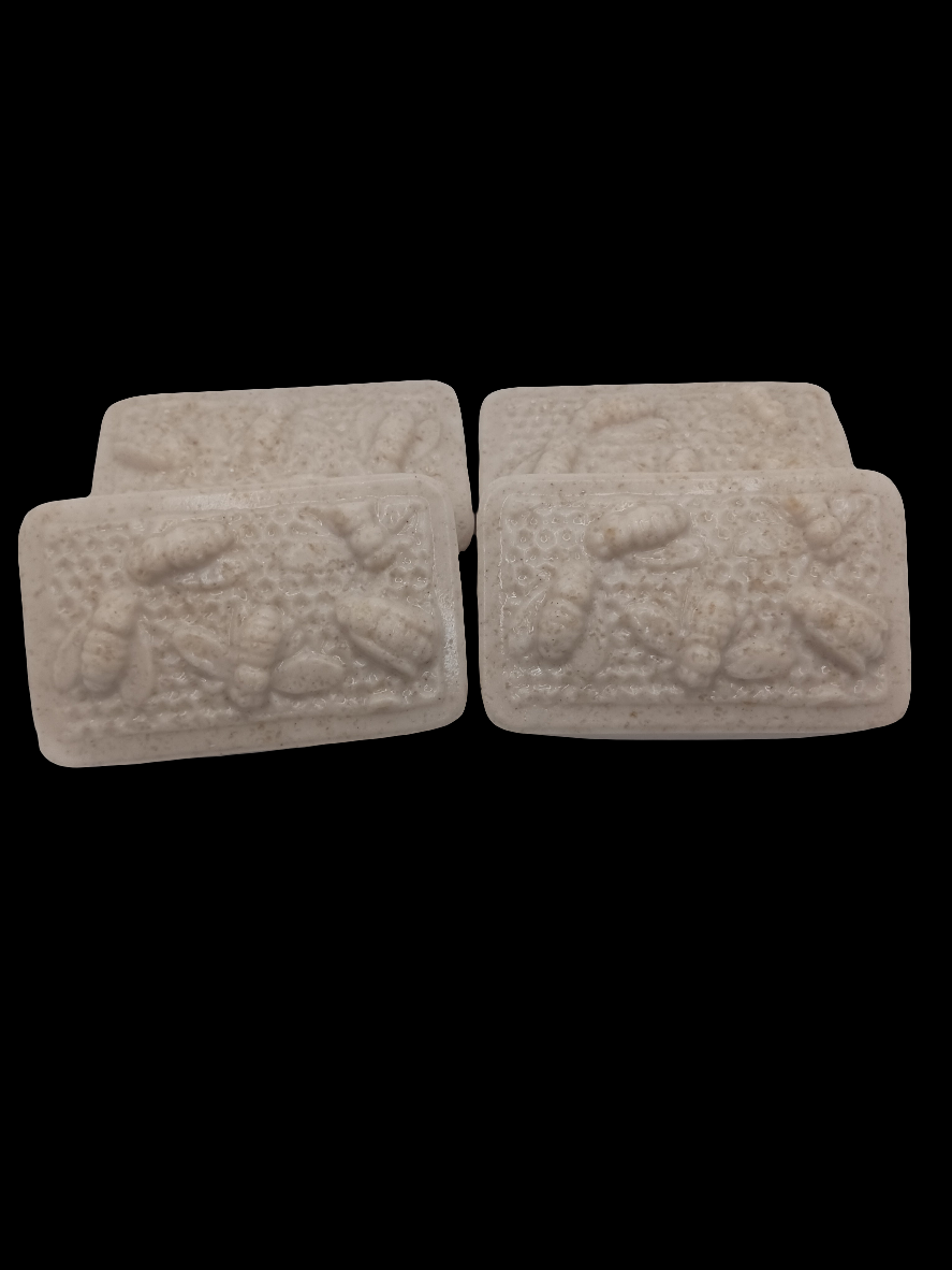 Oatmeal, Lemon, & Cinnamon-Vanilla Goat Milk Soap (large bar)