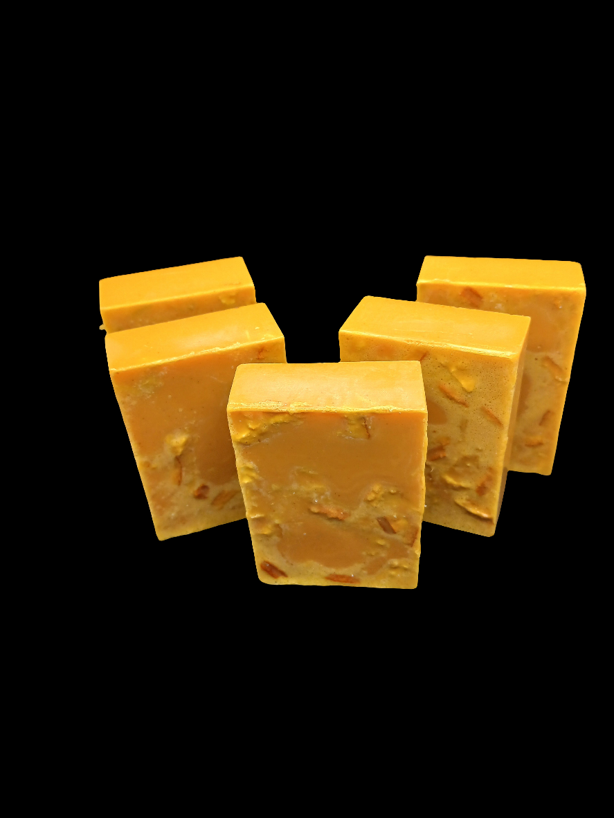 Turmeric Citrus-Ginger Detoxifying Shea Butter Soap