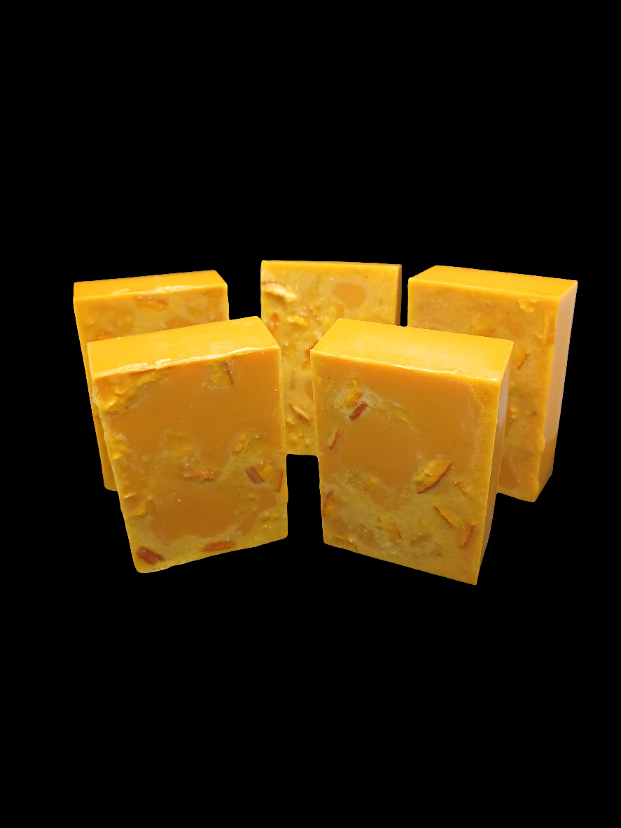 Turmeric Citrus-Ginger Detoxifying Shea Butter Soap