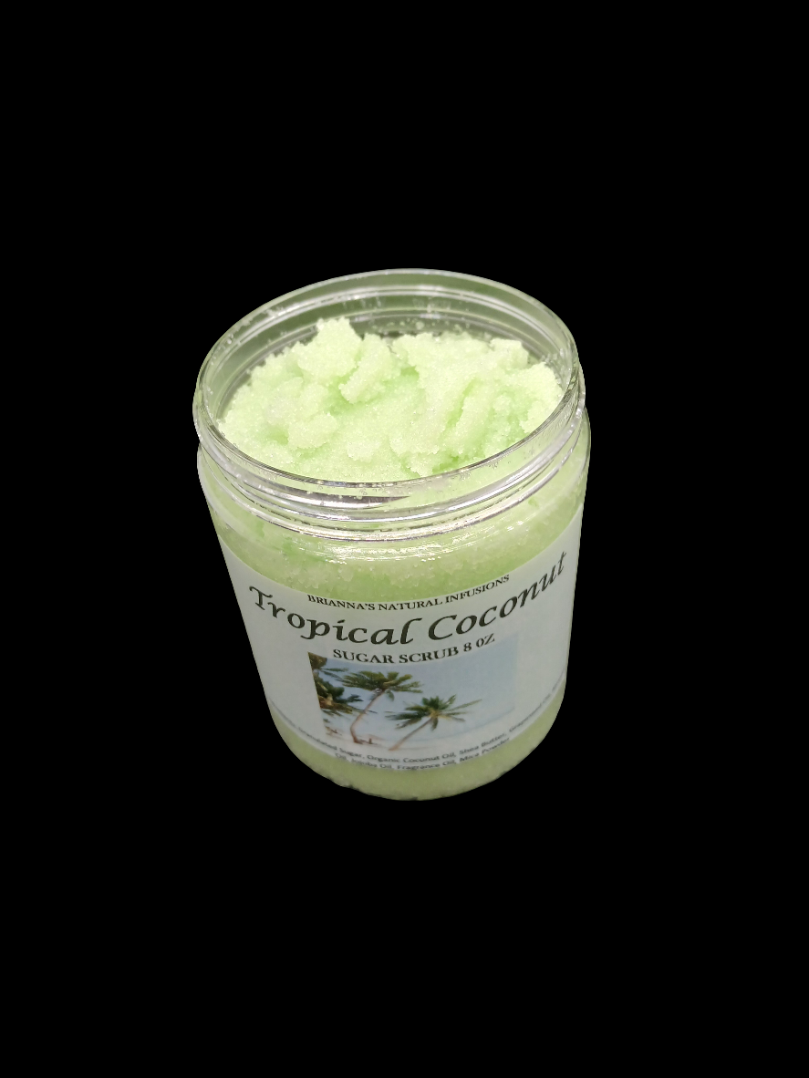 Tropical Coconut Sugar Scrub 8 oz