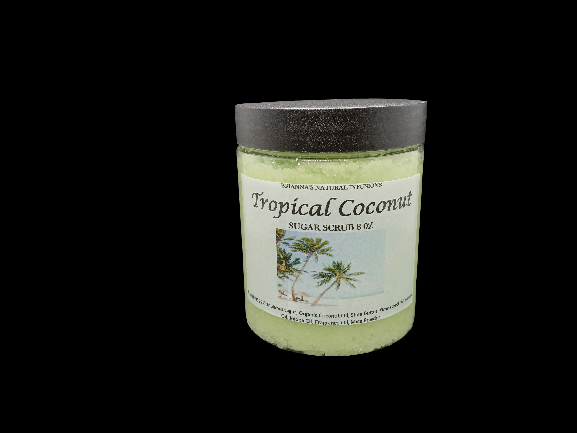 Tropical Coconut Sugar Scrub 8 oz