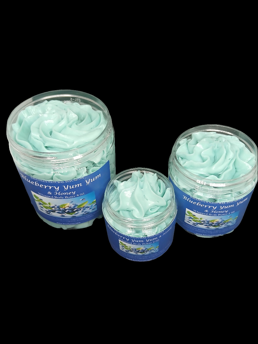 Blueberry Yum Yum Whipped Body Butter w/Honey