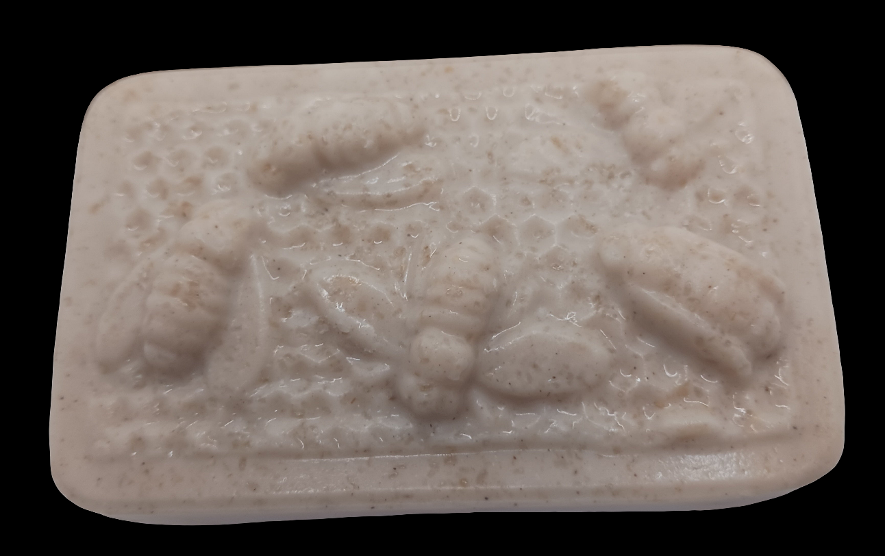 Oatmeal, Lemon, & Cinnamon-Vanilla Goat Milk Soap (large bar)