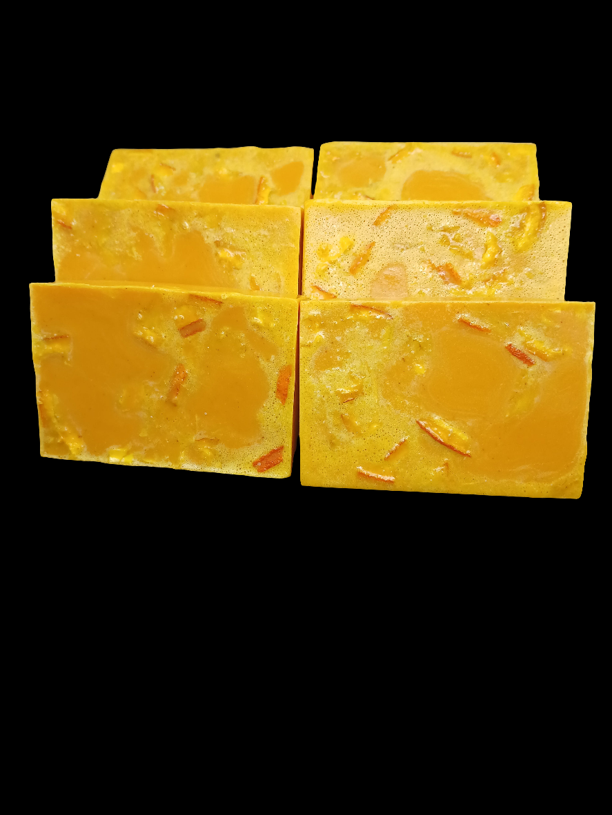 Turmeric Citrus-Ginger Detoxifying Shea Butter Soap