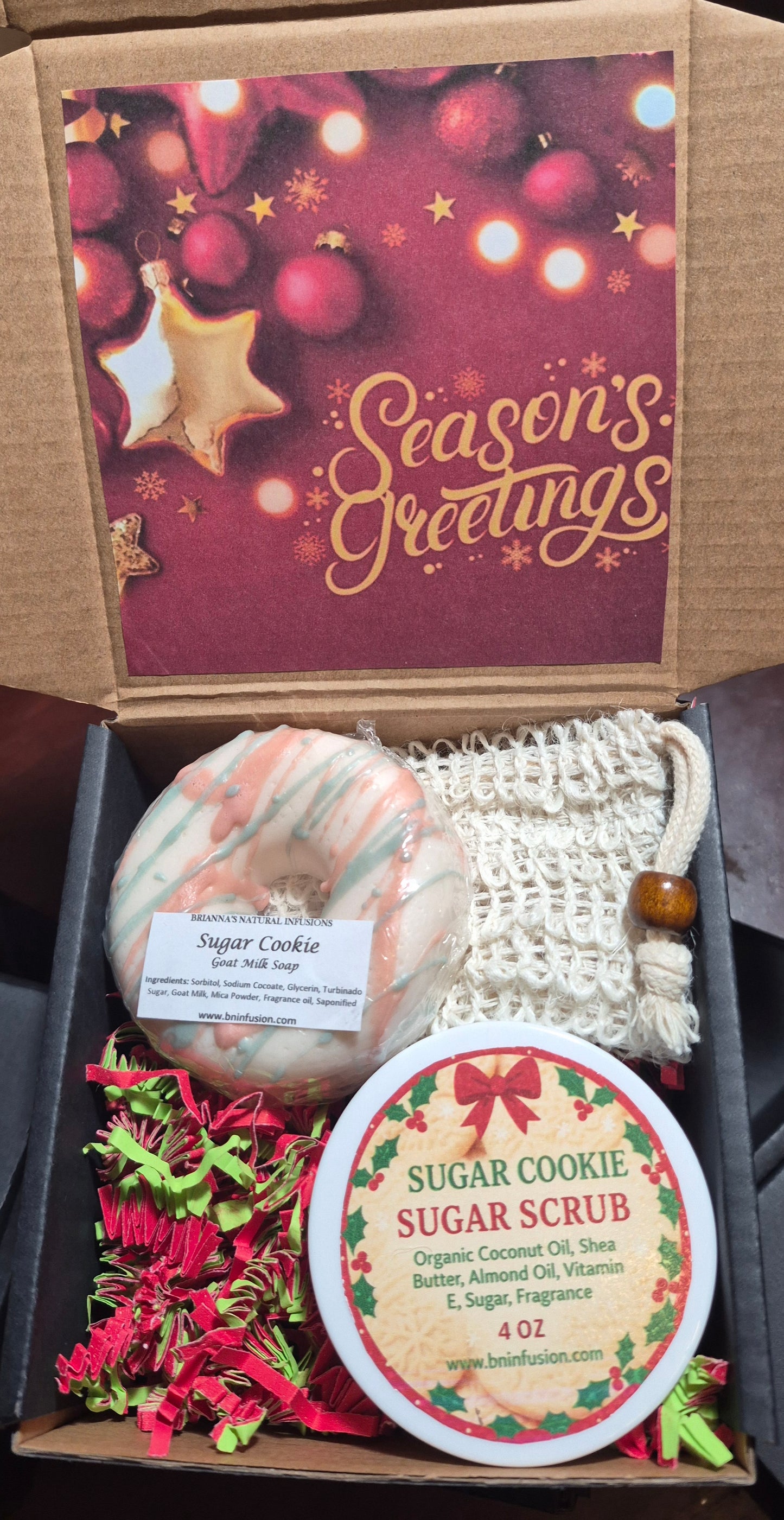 Sugar Cookie Chistmas Gift Box