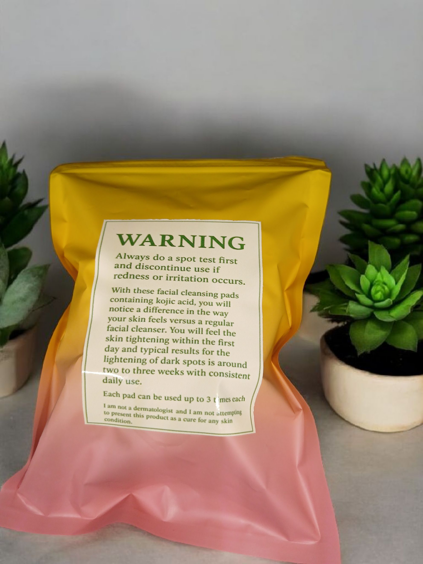 Turmeric w/Kojic Acid Facial Cleansing Pads