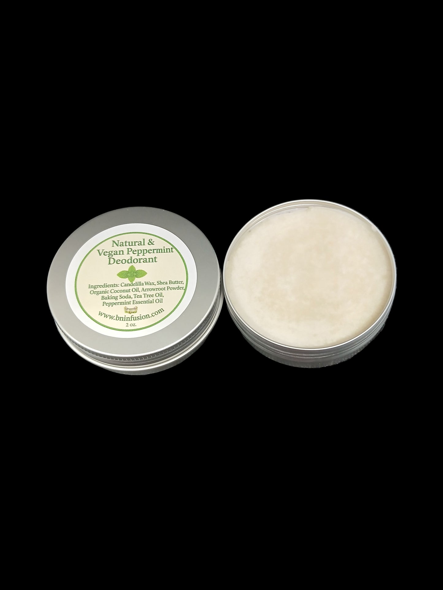 Natural & Vegan Peppermint Deodorant 2 oz