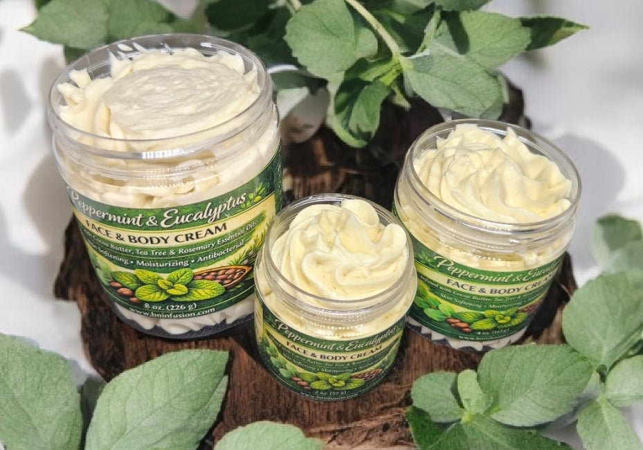 Peppermint & Eucalyptus Refreshing Face and Body Cream