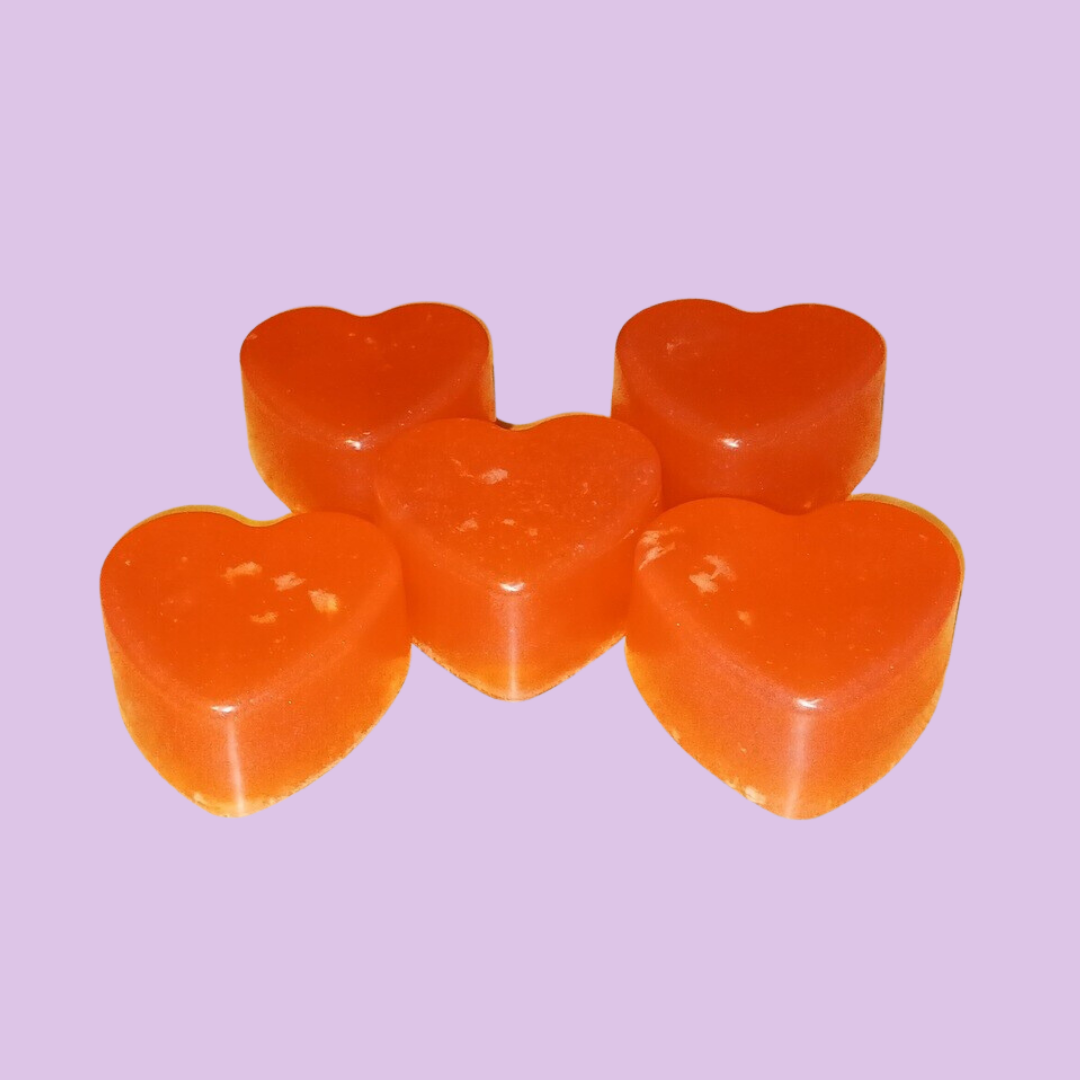 Watermelon Glycerin Heart Soap