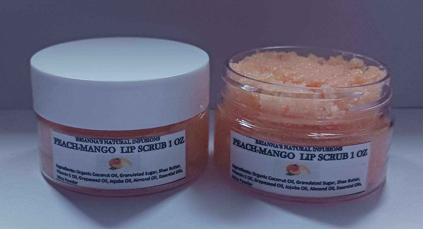 Peach-Mango Lip Scrub 1 OZ