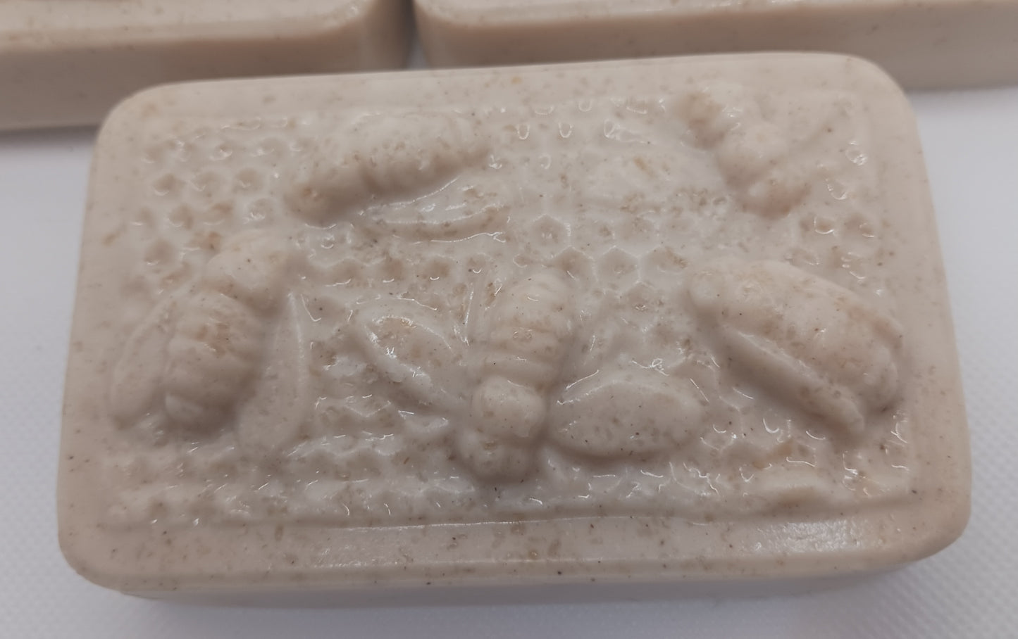 Oatmeal, Lemon, & Cinnamon-Vanilla Goat Milk Soap (large bar)