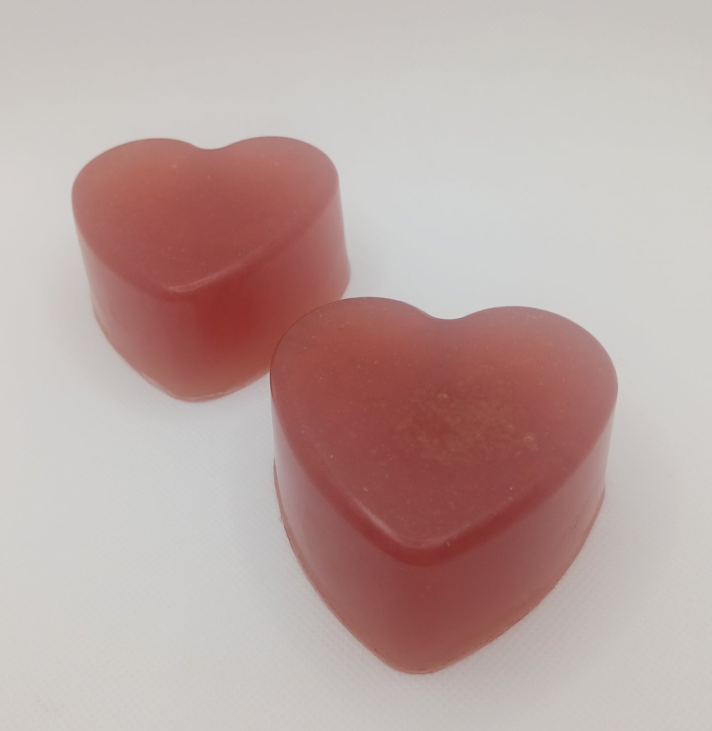 Cherry-Vanilla Glycerin Heart Soap