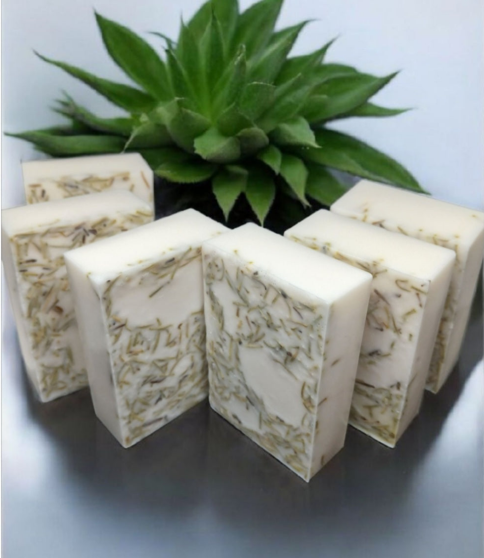 Rosemary, Aloe Vera, & Lemongrass Goat Milk Soap