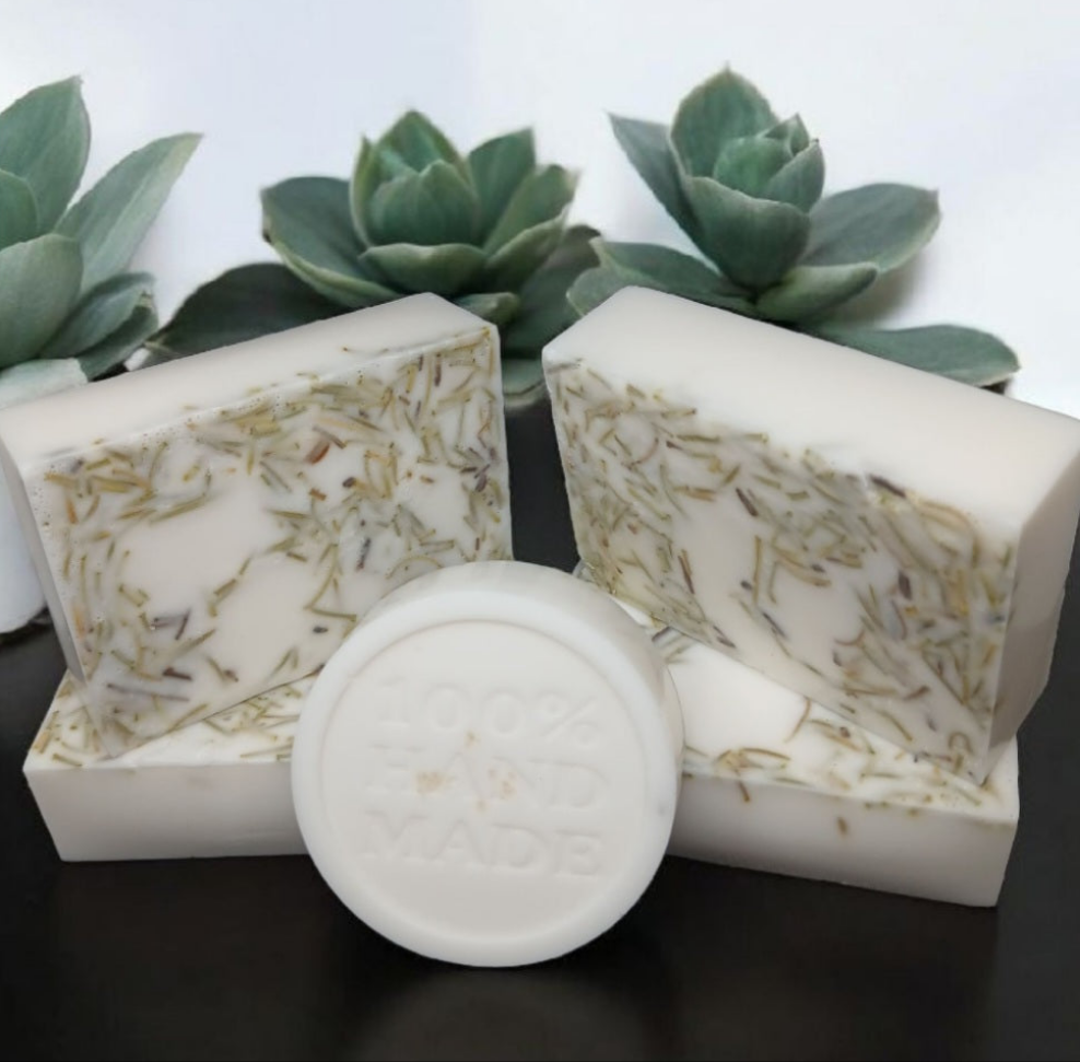 Rosemary, Aloe Vera, & Lemongrass Goat Milk Soap