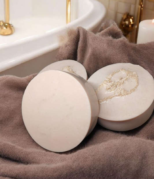 Cozy Cashmere Shea Butter Loofah Soap