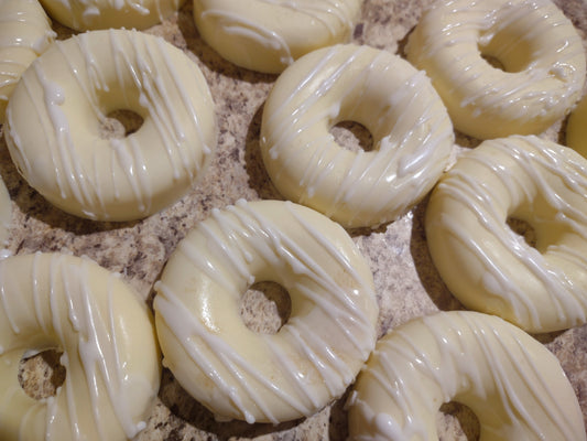 Lemon doughnut goat milk soap