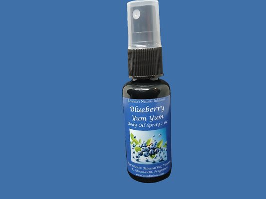 Blueberry Yum Yum body oil spray 1 oz