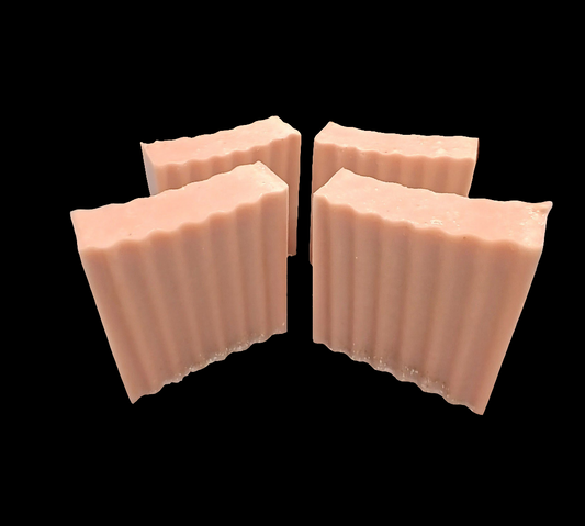 Honey, Lavender, Rose (Pink) Clay & Oatmeal Goat Milk Soap