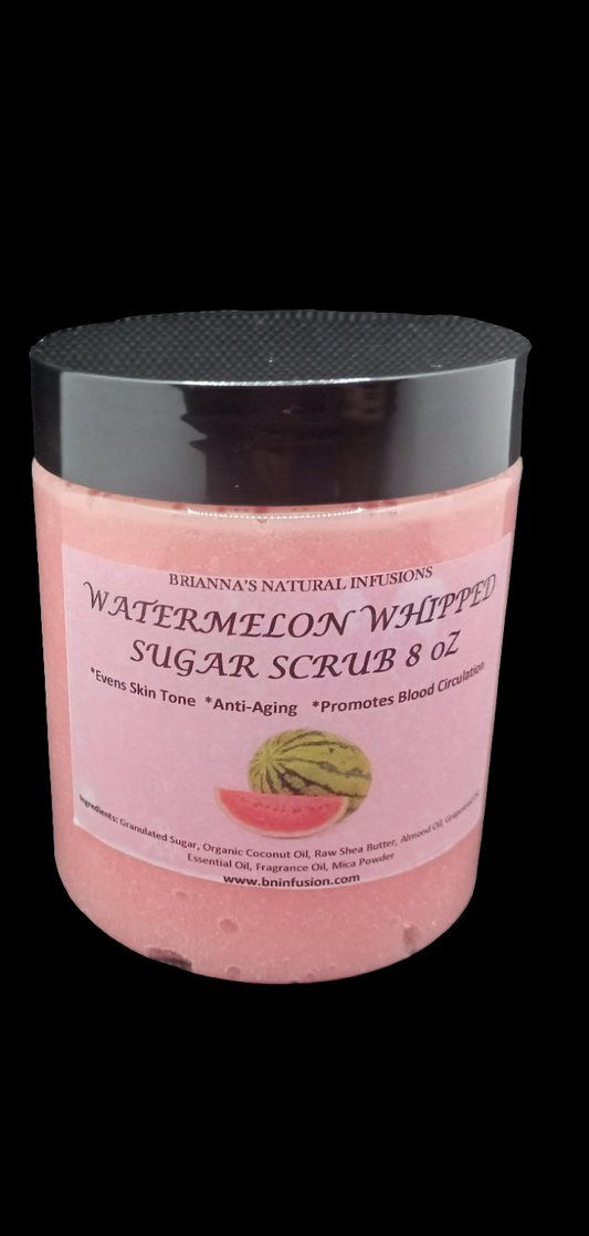 Watermelon Whipped Sugar Scrub (for Face, Lips, and Body)