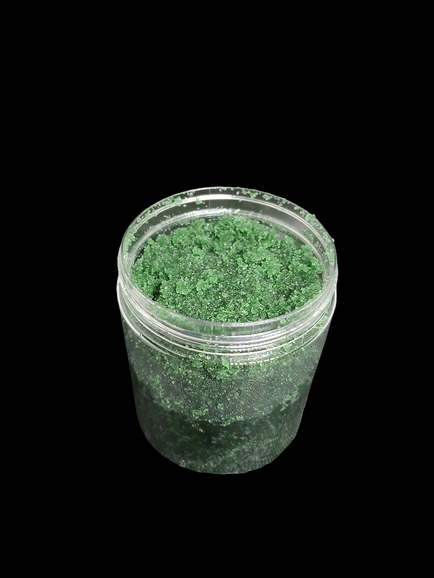 Chlorophyll & Eucalyptus Detox Sugar Scrub w/Matcha & Moringa  powder