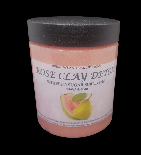 Rose Clay Detox Whipped Sugar Scrub