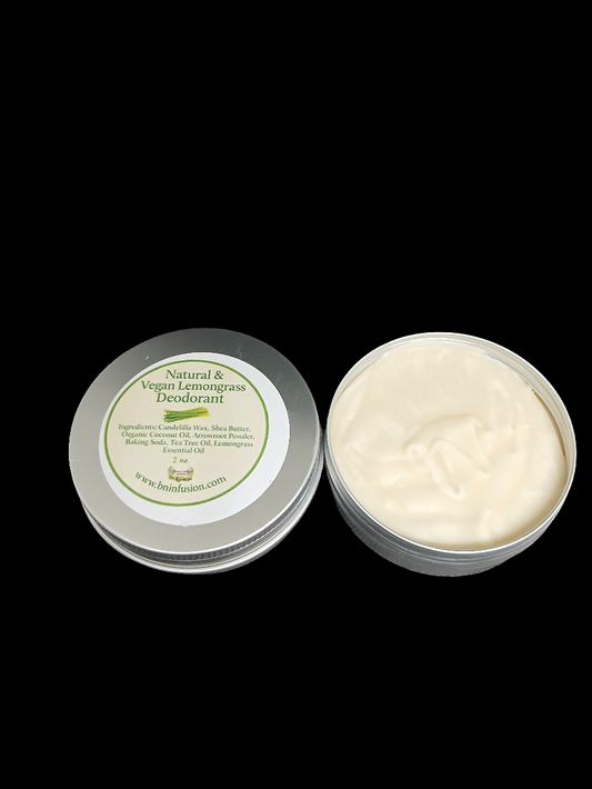 Vegan Lemongrass Deodorant 2 oz