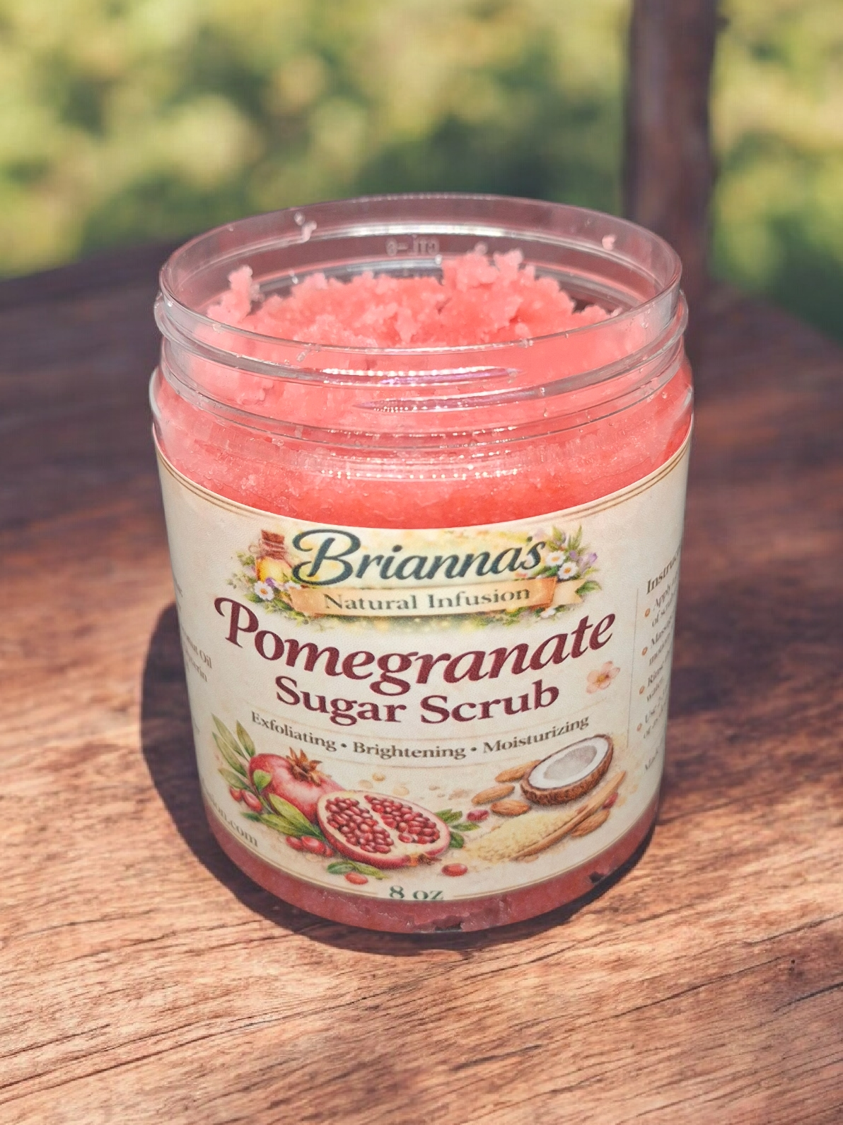 Pomegranate Sugar Scrub