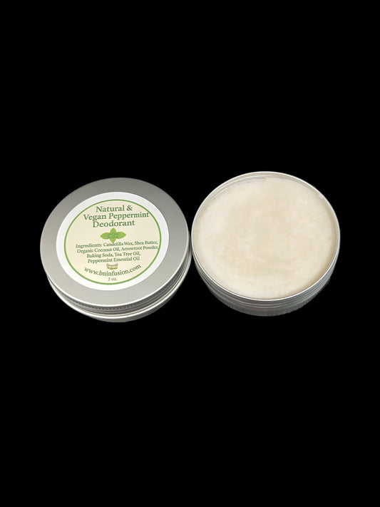 Natural & Vegan Peppermint Deodorant 2 oz