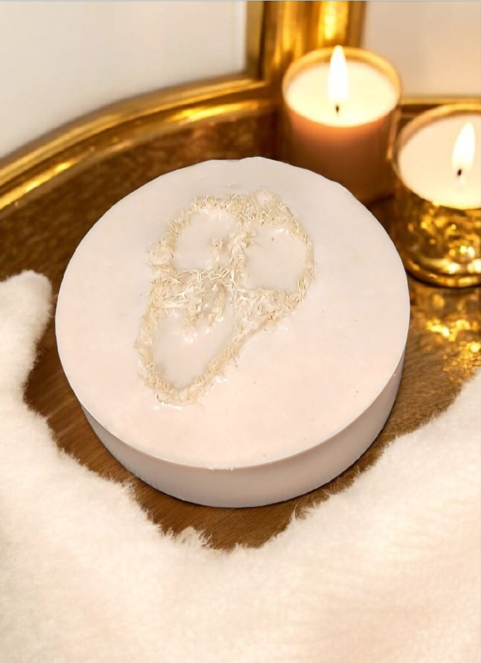 Cozy Cashmere Shea Butter Loofah Soap