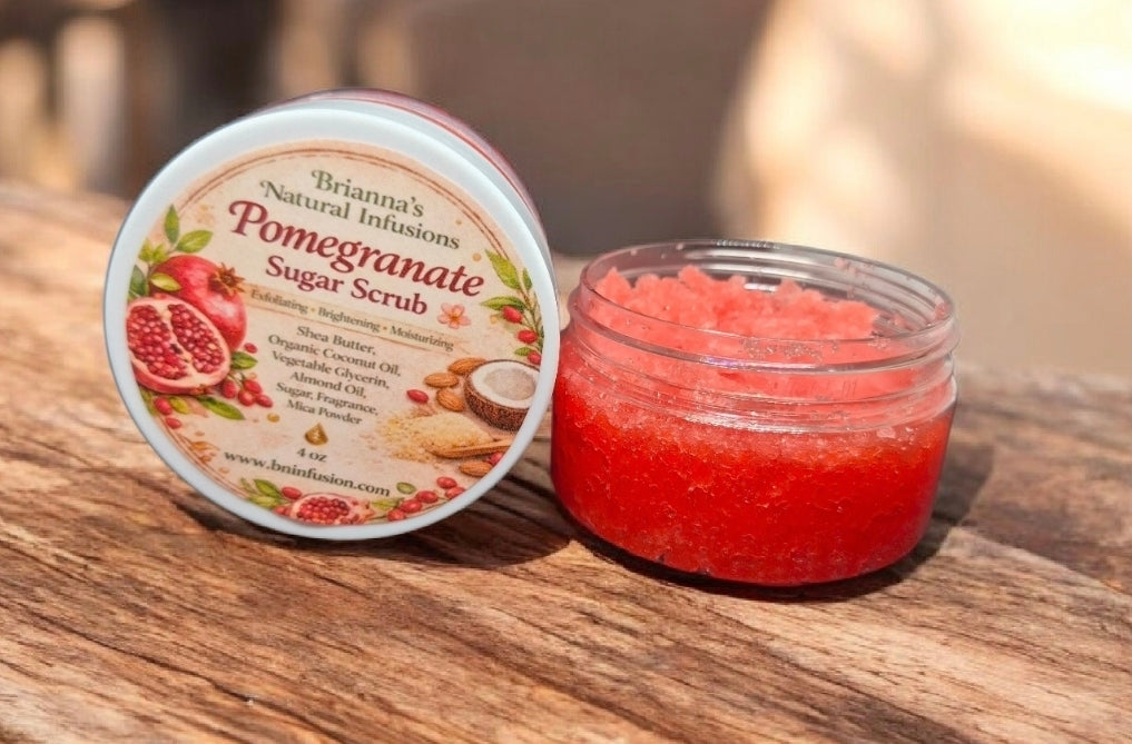 Pomegranate Sugar Scrub 4 oz