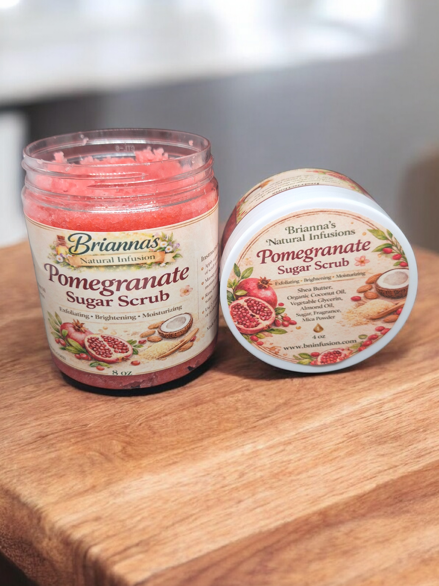 Pomegranate Sugar Scrub