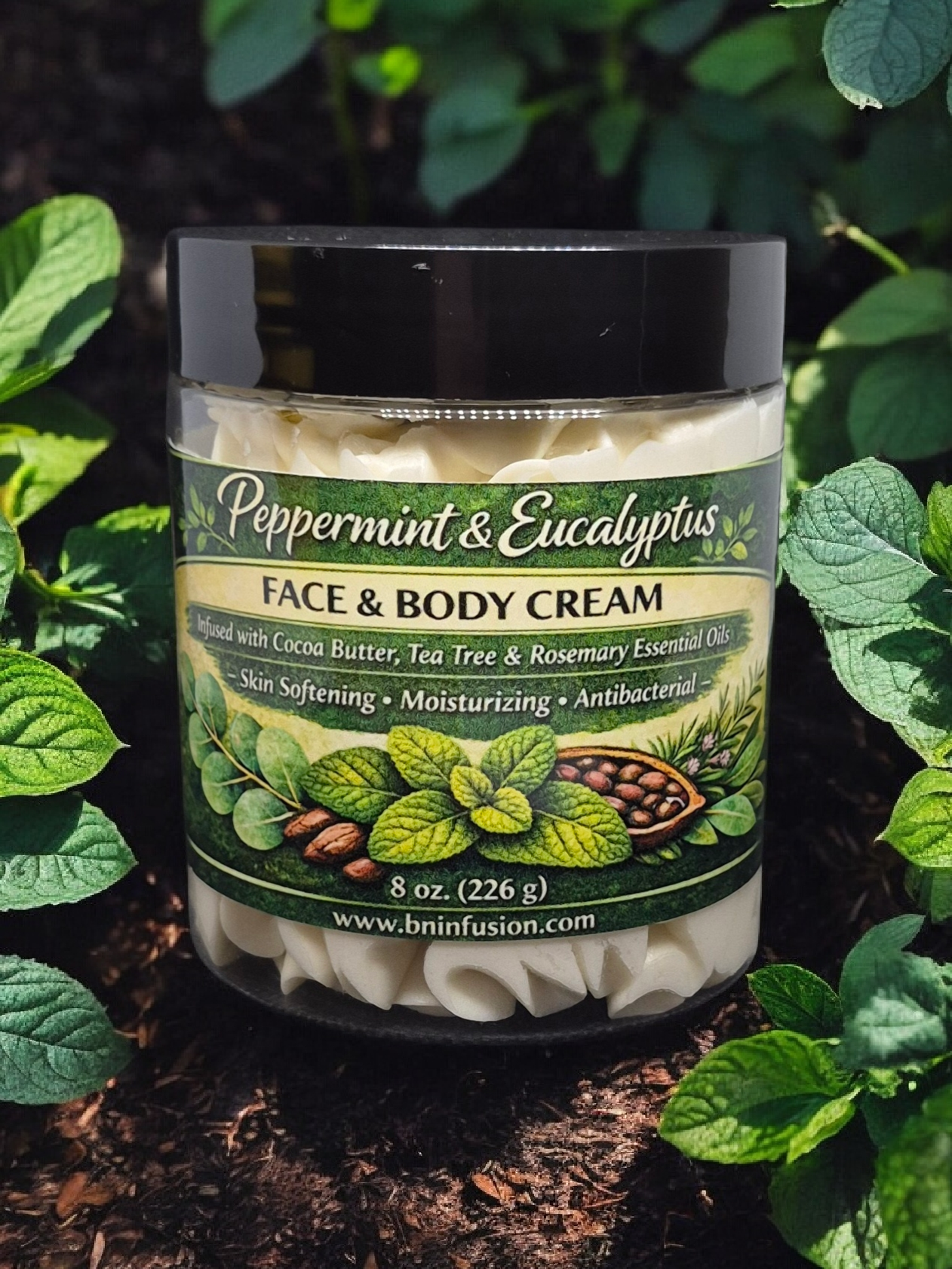 Peppermint & Eucalyptus Refreshing Face and Body Cream
