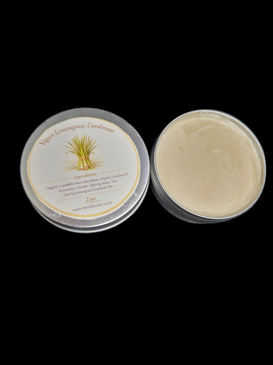 Vegan Lemongrass Deodorant 2 oz