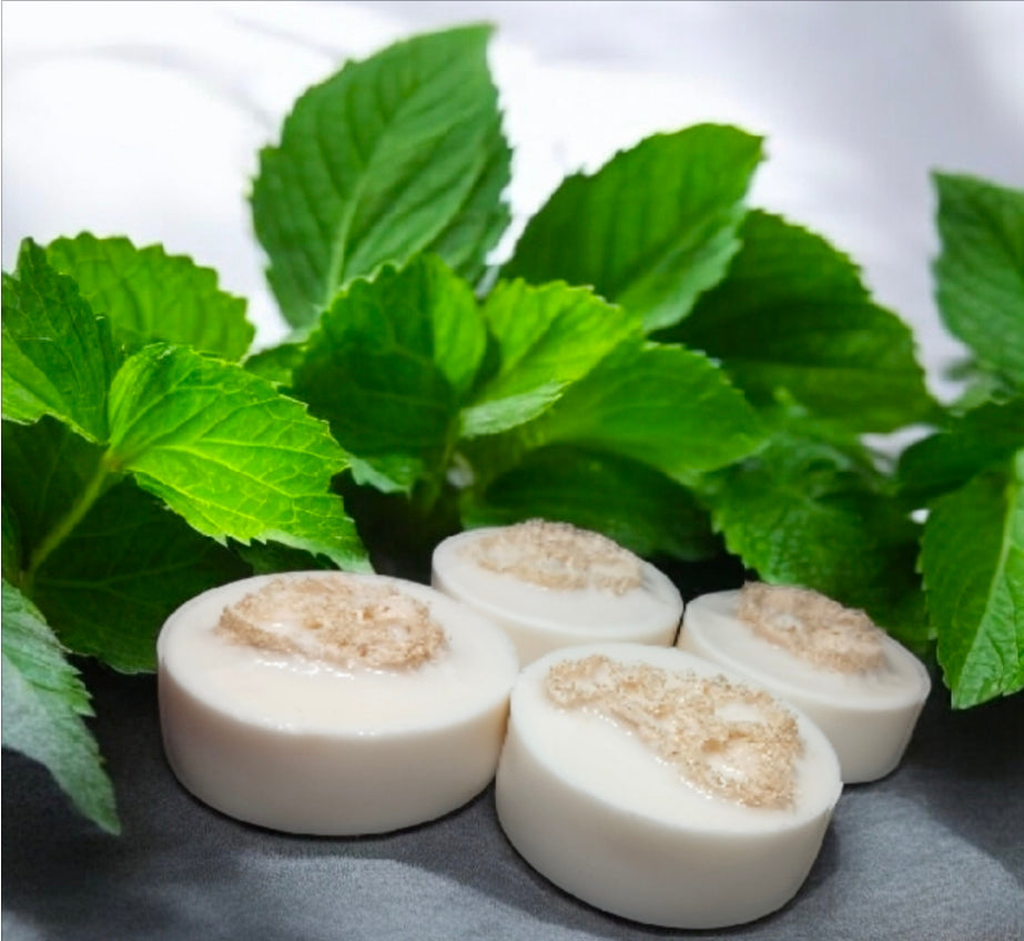 Peppermint Loofah Goat Milk Soap