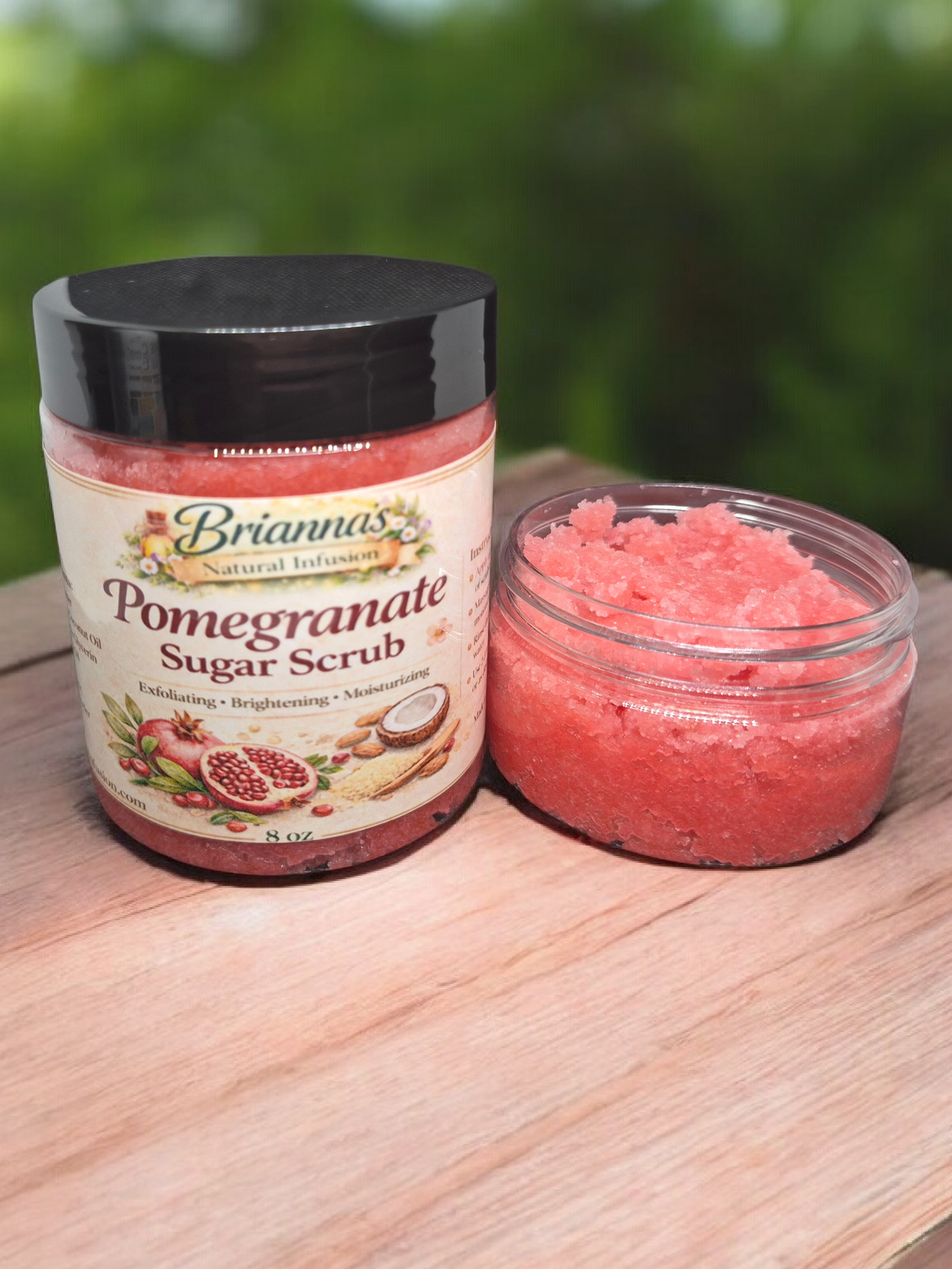 Pomegranate Sugar Scrub