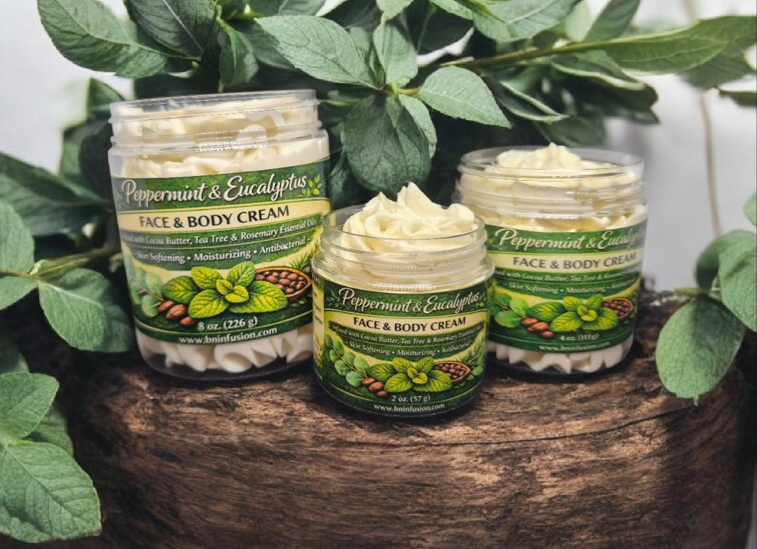 Peppermint & Eucalyptus Refreshing Face and Body Cream