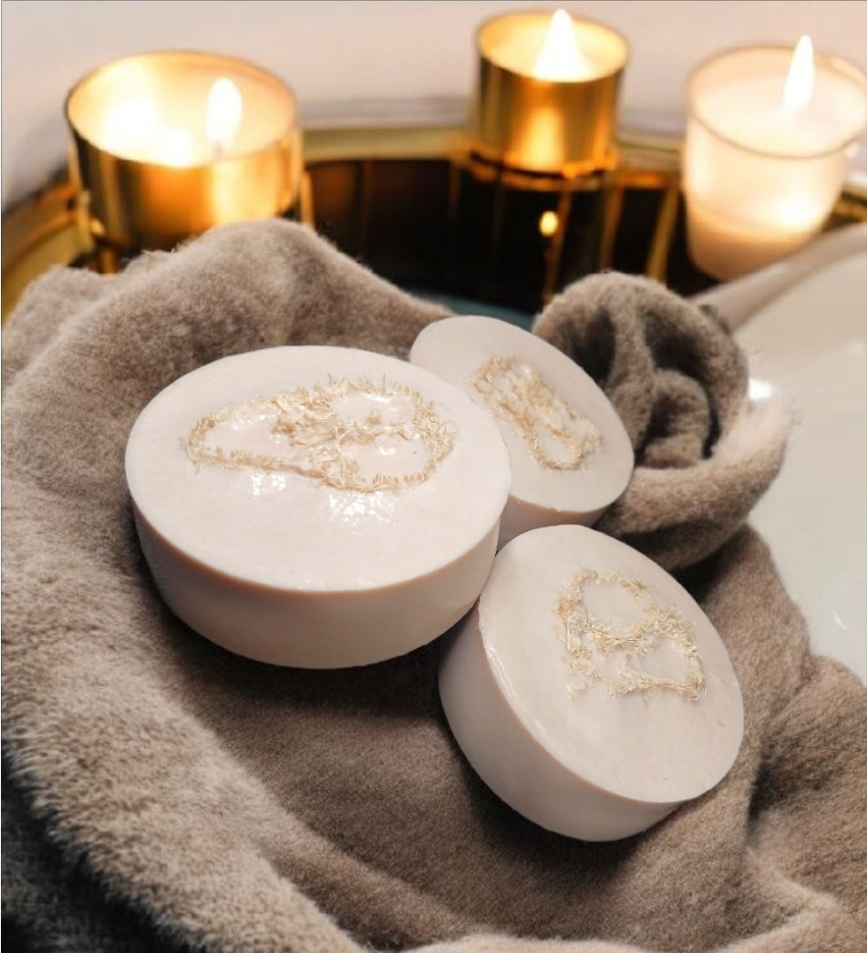 Cozy Cashmere Shea Butter Loofah Soap