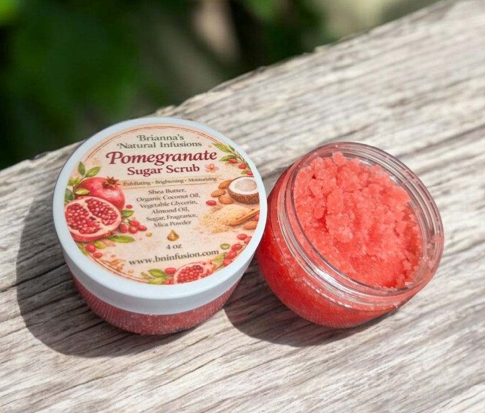 Pomegranate Sugar Scrub 4 oz
